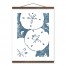 Sand Dollars 20x16 Teak Hanging Canvas