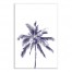 Navy Palm Tree 12x18 Canvas Wall Art