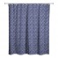 Navy Medallion Pattern 71x74 Shower Curtain