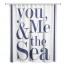 You, Me & the Sea 71x74 Shower Curtain