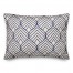 Navy Geo Leaf Pattern 14x20 Indoor / Outdoor Pillow