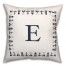 Nautical Monogram - E 18x18 Indoor / Outdoor Pillow