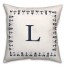 Nautical Monogram - L 18x18 Indoor / Outdoor Pillow
