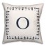 Nautical Monogram - O 18x18 Indoor / Outdoor Pillow