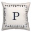 Nautical Monogram - P 18x18 Indoor / Outdoor Pillow