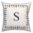 Nautical Monogram - S 18x18 Indoor / Outdoor Pillow
