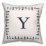 Nautical Monogram - Y 18x18 Indoor / Outdoor Pillow