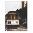 Trolley Through Town 18x24 Canvas Wall Art