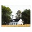 White Church in Field 24x18 Canvas Wall Art