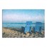 Blue Beach Chairs 24x16 Canvas Wall Art