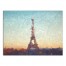 Abstract Eiffel Tower 40x30 Canvas Wall Art