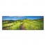 Bright Green Landscape 36x12 Canvas Wall Art