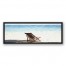Beach Chair 36x12 Black Floating Framed Canvas