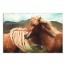 Nuzzling Horses 30x20 Canvas Wall Art