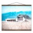 American Flag Barn 16x20 Teak Hanging Canvas
