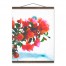 Painted Red Flowers 16x20 Teak Hanging Canvas