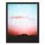 Mountain Sunset 16x20 Black Framed Canvas