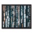 Birds Eye Train View 20x16 Black Framed Canvas