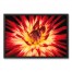 Fiery Flower 30x20 Black Framed Canvas