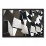 Abstract Geo Wall 30x20 Black Framed Canvas