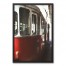 Red Trolley 20x30 Black Framed Canvas