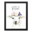 He is Risen 11x14 Black Framed Canvas