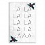Fa La La 20x30 Canvas Wall Art