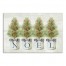Noel Pine Trees 36x24 Canvas Wall Art