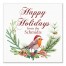 Happy Holidays 16x16 Personalized Canvas Wall Art