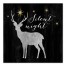 Silent Night Deer 16x16 Canvas Wall Art