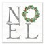 Noel Wreath 16x16 Canvas Wall Art