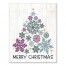 Snowflake Tree 16x20 Canvas Wall Art