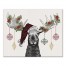 Christmas Moose 20x16 Canvas Wall Art