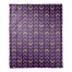 Purple Gold Chevrons 50x60 Coral Fleece Blanket