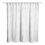 Light Gray Eucalyptus Pattern 71x74 Shower Curtain