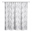 Navy Eucalyptus Pattern 71x74 Shower Curtain