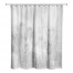 Gray Wildflower Sketch 71x74 Shower Curtain