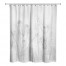 Light Gray Wildflower Sketch 71x74 Shower Curtain