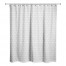 Light Gray Arch Pattern 71x74 Shower Curtain