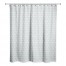 Soft Blue Arch Pattern 71x74 Shower Curtain