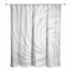 Light Gray Calming Vortex 71x74 Shower Curtain