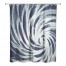 Navy Calming Vortex 71x74 Shower Curtain