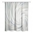 Soft Blue Calming Vortex 71x74 Shower Curtain