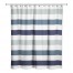 Blue Chunky Stripes 71x74 Shower Curtain