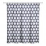 Navy Circle Pattern 71x74 Shower Curtain