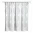 Soft Blue Medallion Pattern 71x74 Shower Curtain