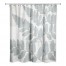 Soft Blue Fern Collage 71x74 Shower Curtain
