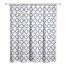Navy Geo Pattern 71x74 Shower Curtain