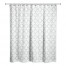 Soft Blue Geo Pattern 71x74 Shower Curtain