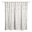 Beige Chevrons 71x74 Shower Curtain